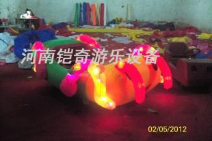 供應(yīng)七彩燈游樂氣模車與雙人充氣電瓶車 創(chuàng)新玩具的娛樂新體驗