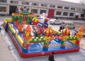 卡通小屋大型充氣城堡與兒童滑梯城堡 價格、生產廠家及選購指南